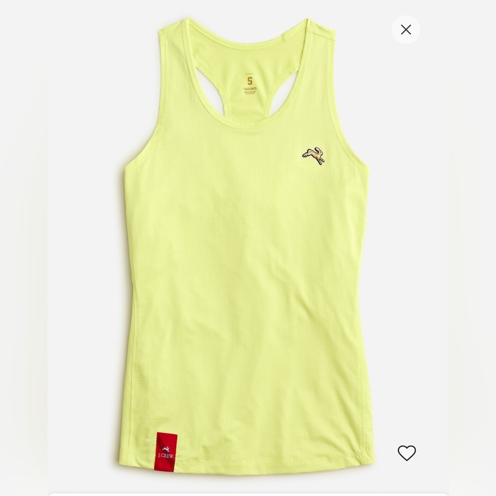 Tracksmith Yellow Tank Top